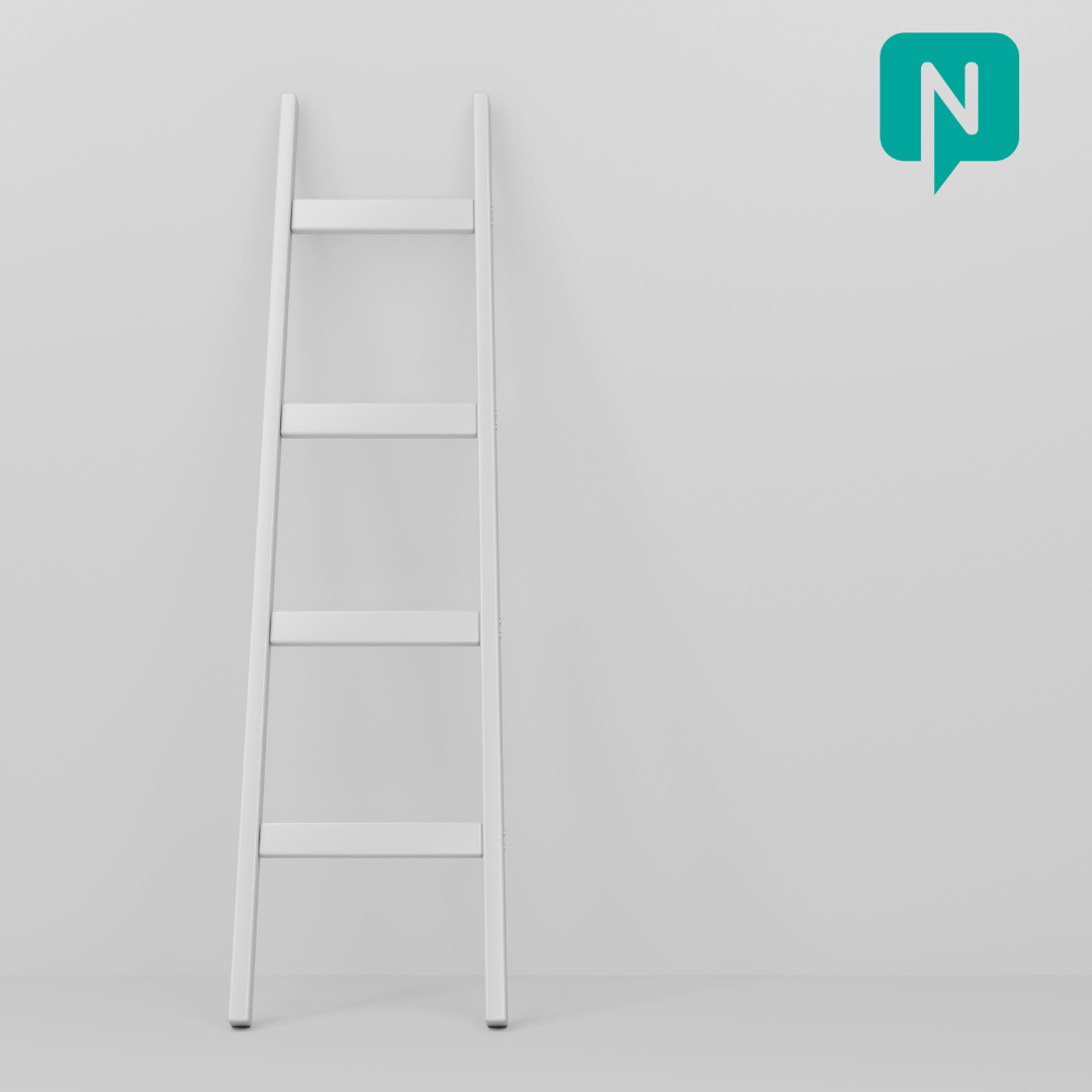 ladder tegen muur